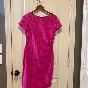 Hot pink Adrianna Papell dress. Size 8.
